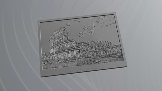 Foto 3D in rilievo Formato Digitale - Il Colosseo