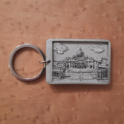 Portachiavi 3d in rilievo - Basilica San Pietro