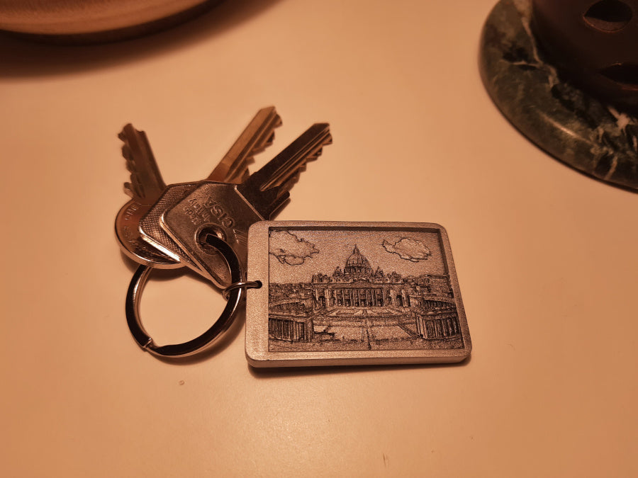 Portachiavi 3d in rilievo - Basilica San Pietro